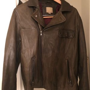 Nice Brown Banana Republic Leather ‘Biker’ Jacket